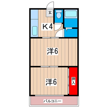 鈴木アパート・テナントの物件間取画像